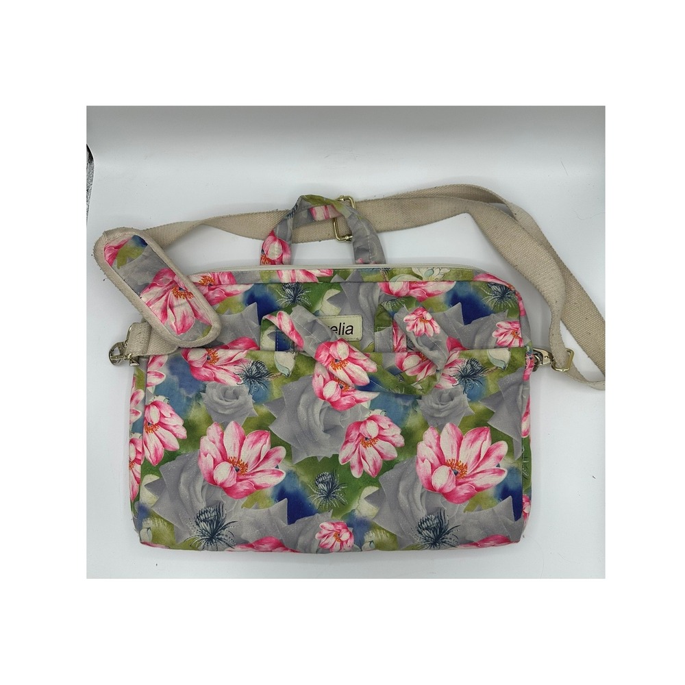 Ezrelia Computer Bag 15" Floral Girly Feminine Work Career HTF Pattern